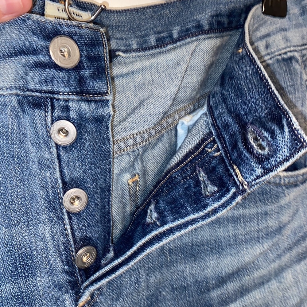 Citizens of Humanity straight leg denim jeans - Picture 3 of 11